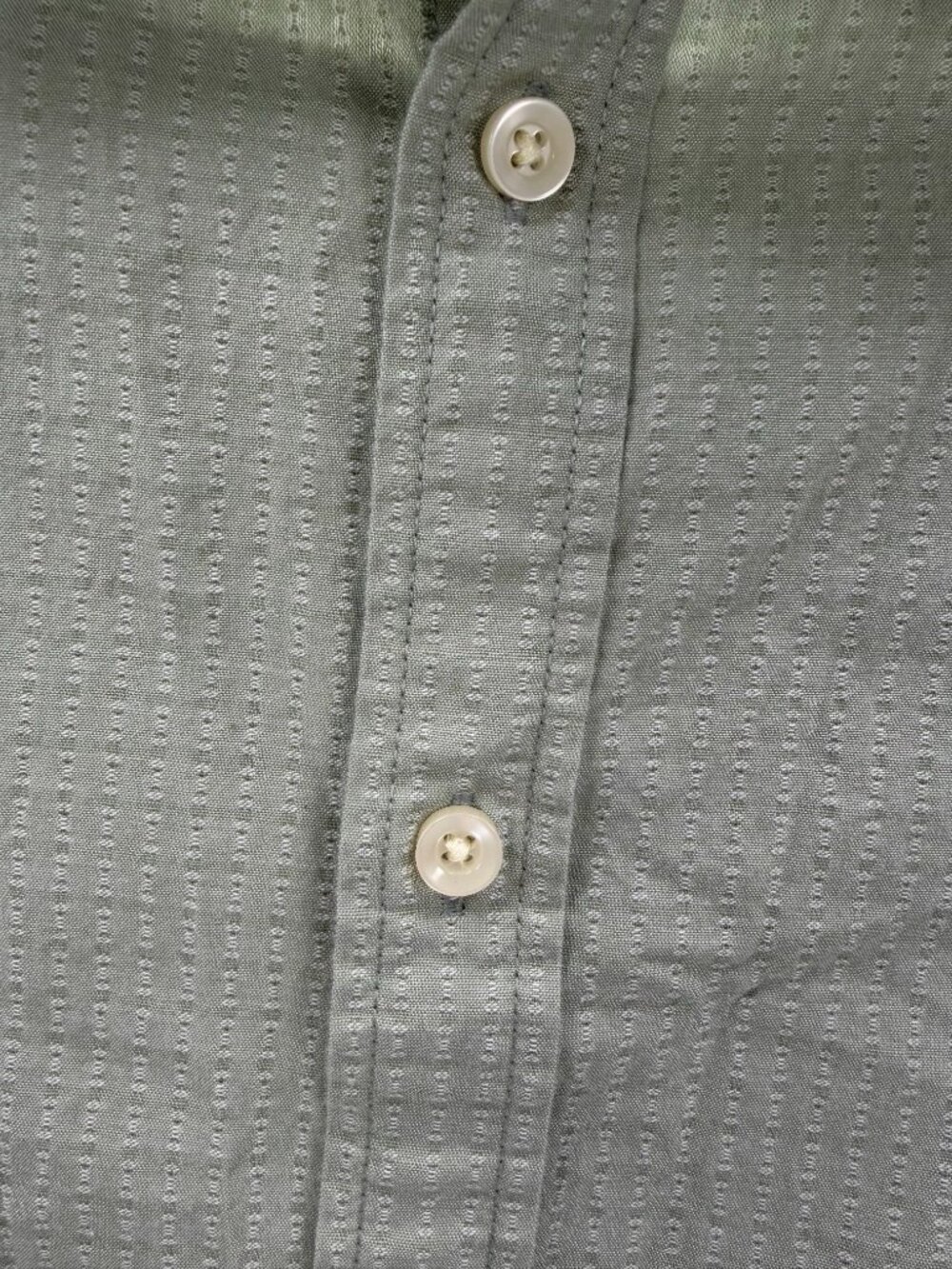 Goodfellow & Co Mens Small Sage Green Textured Cotton Button Down Shirt Categor - Picture 5 of 7